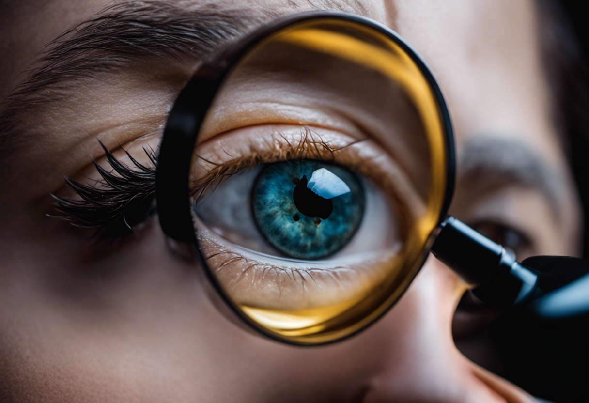 An image depicting a person with a visibly swollen face after taking creatine, surrounded by question marks and a magnifying glass symbolizing the search for truth