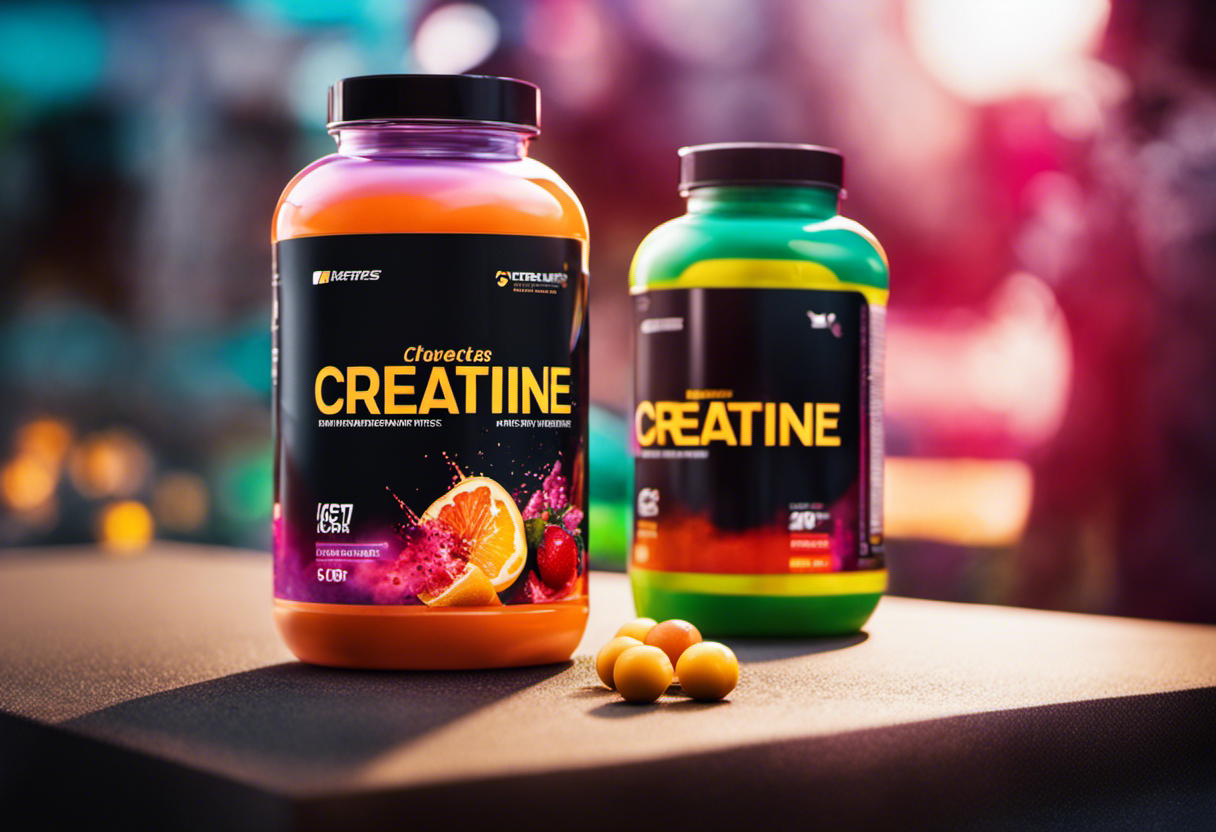 An image showcasing the effectiveness of flavorless Creatine