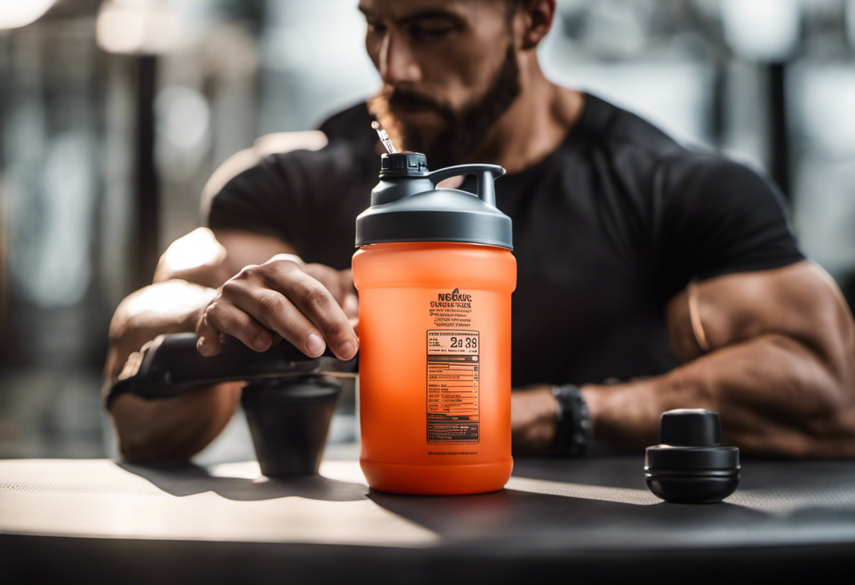 An image depicting a fitness enthusiast holding a shaker bottle, showcasing the different stages of creatine consumption