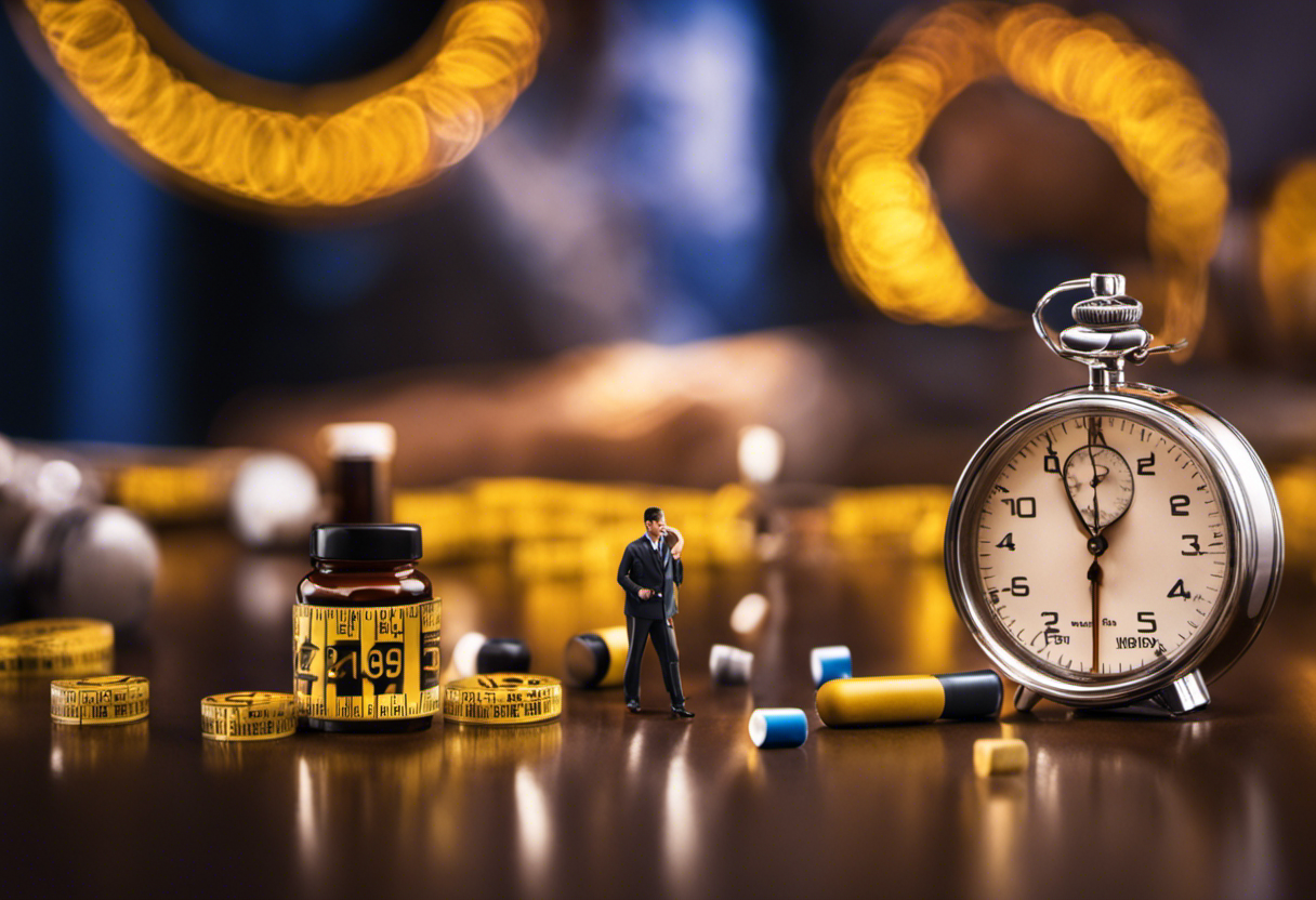 An image showcasing the effectiveness and precautions of weight loss medication with sibutramine