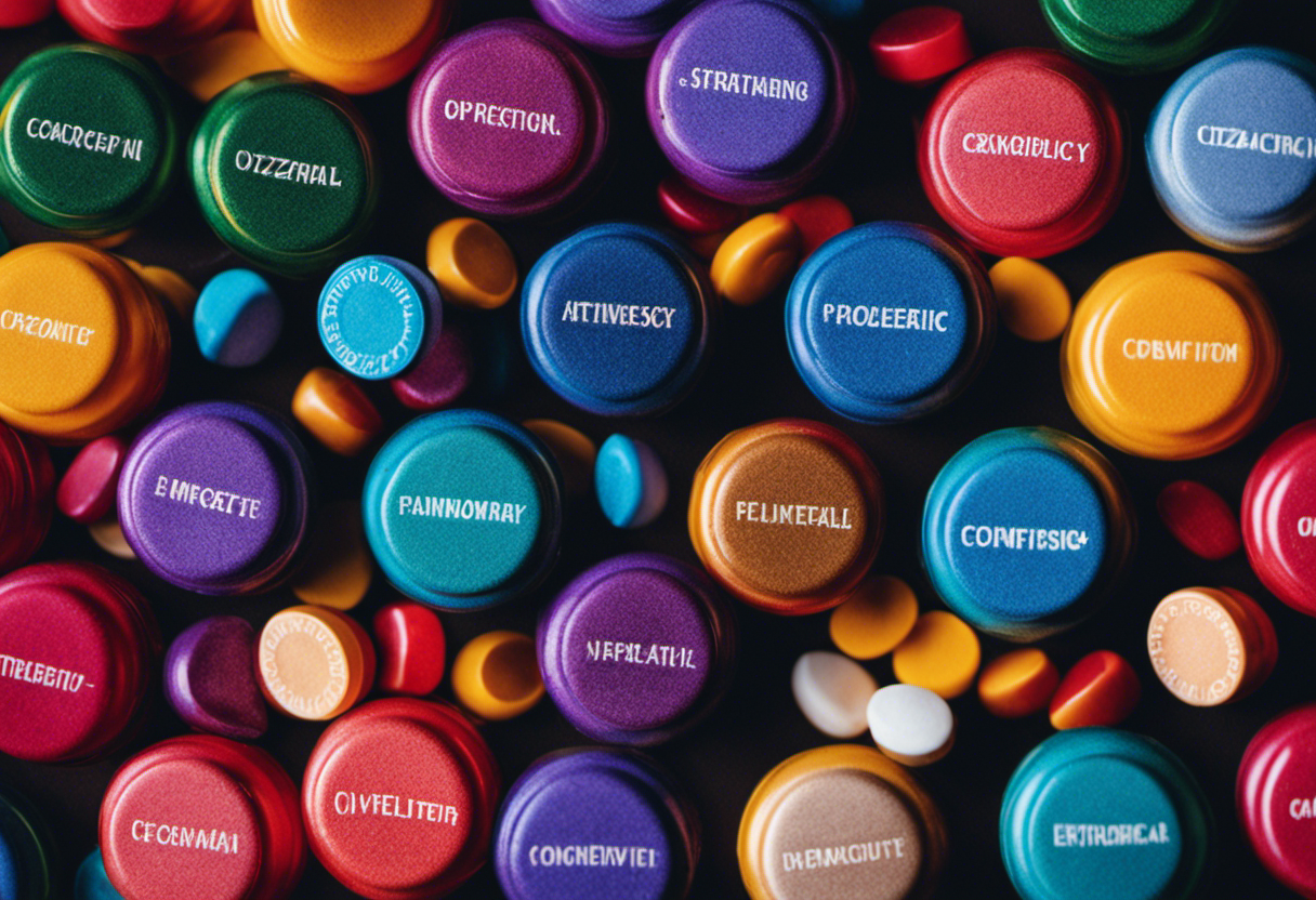 An image that showcases the diverse options of Ozempic generics, illustrating a spectrum of vibrant pill colors and packaging designs, symbolizing the exploration and availability of alternative options in healthcare