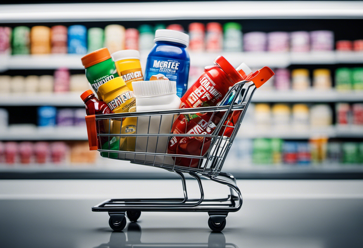 An image showcasing the average market cost of Creatine