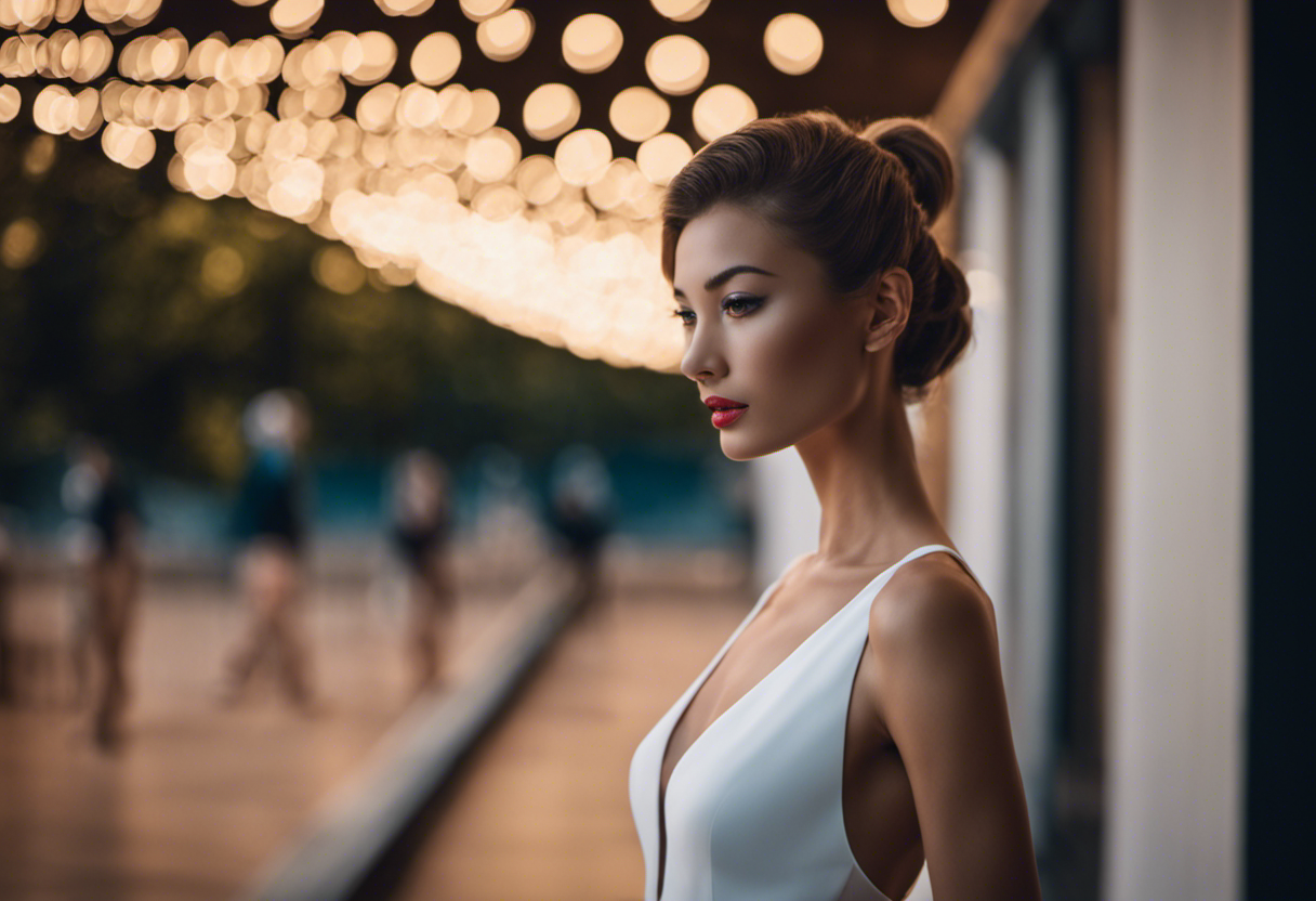 An image showcasing a tall, lean figure with narrow shoulders and limbs, highlighting the ectomorph body type