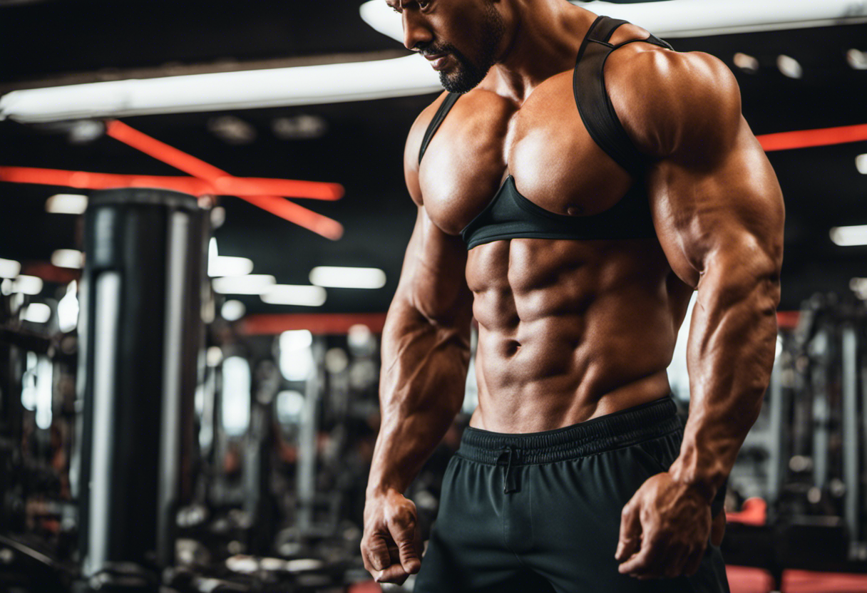 An image showcasing celebrities with strong, muscular builds and a solid foundation