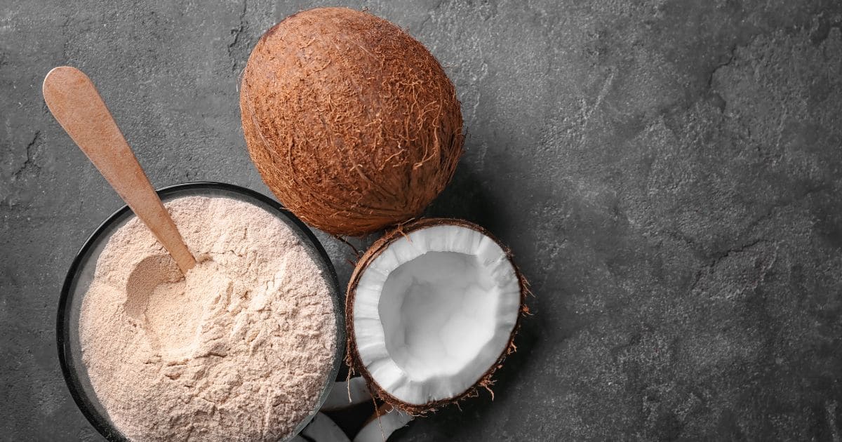 Assar com Farinha de Coco