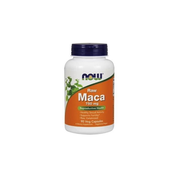 Maca Peruana Concentrada 6:1 750mg Now Foods 90 Cápsulas